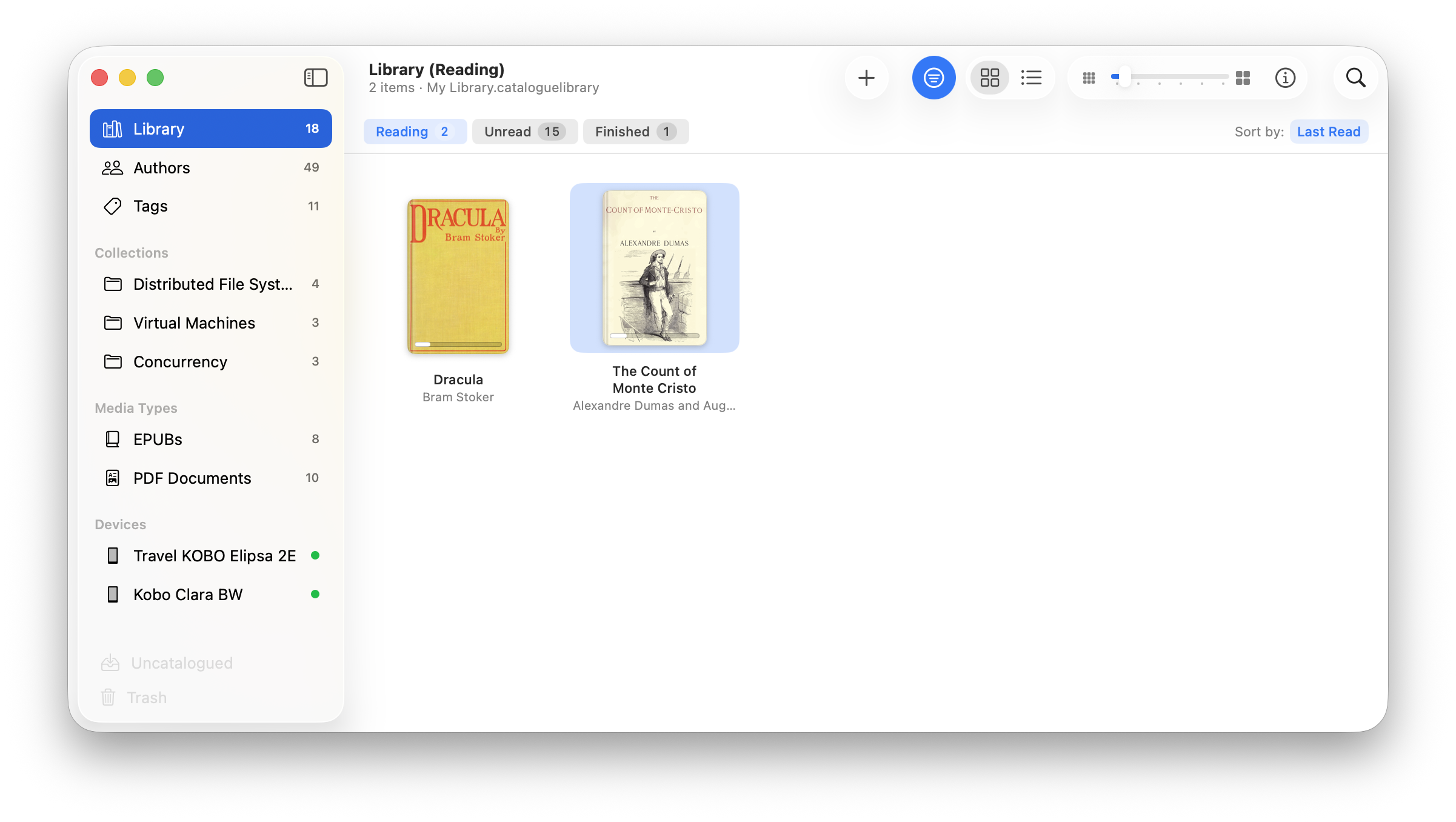 Filter Entries - Catalogue App