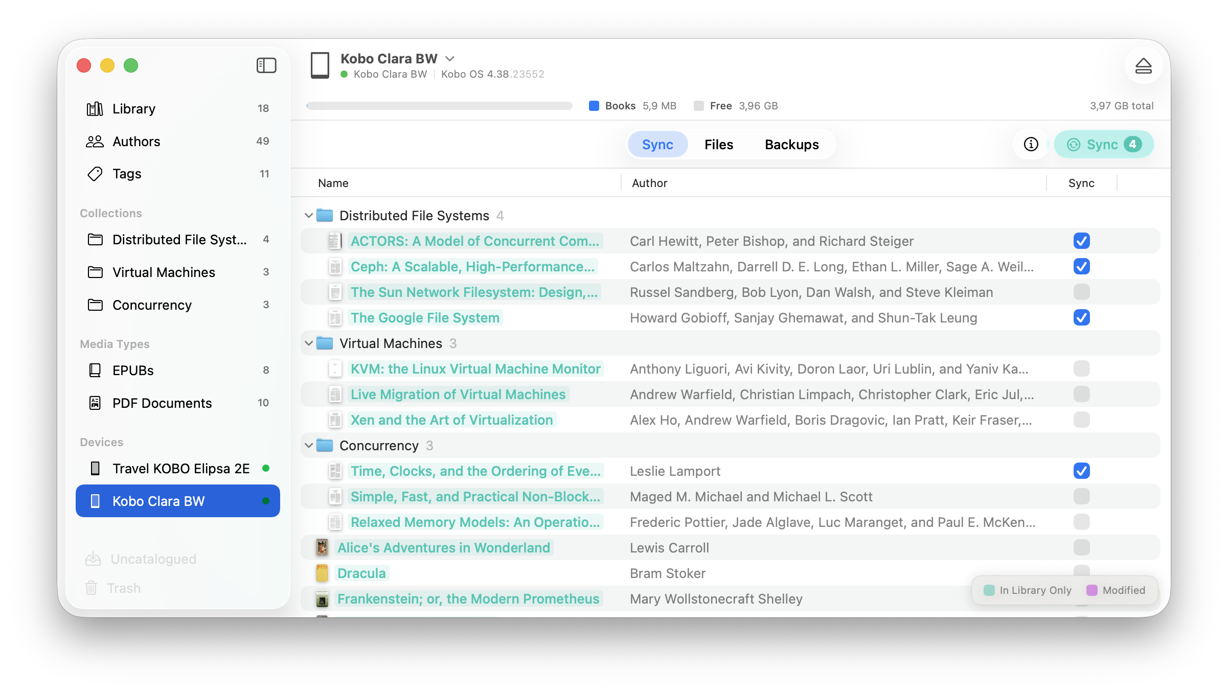 Device Sync Screen - Catalogue App